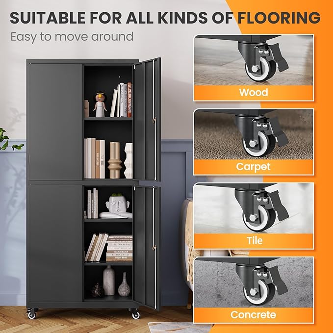 4 Door Garage Storage Cabinets - Image 6
