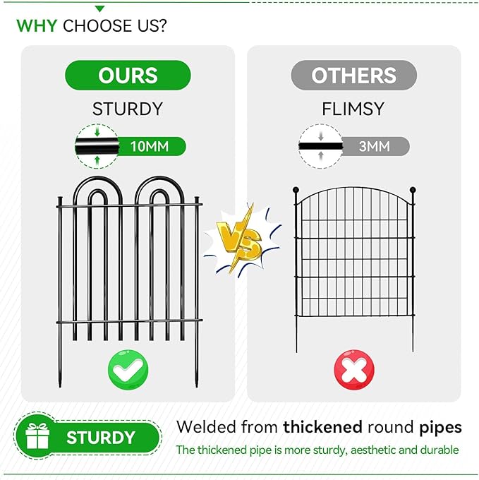 10 Panels Garden Tube Fence - Image 4