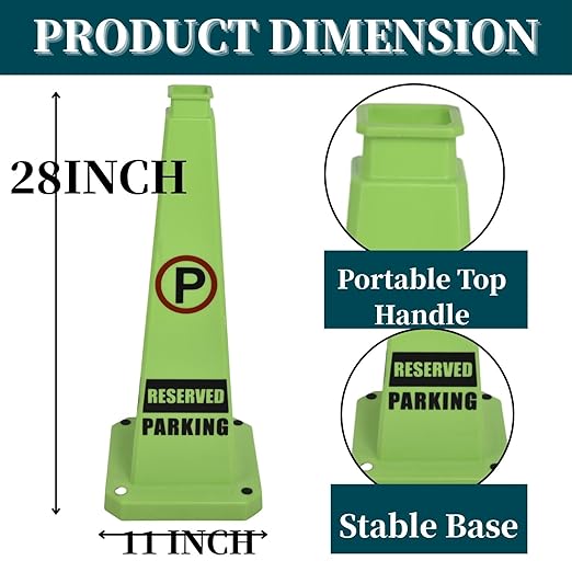 BESEA Reserved Parking Cone 6 Pack - Image 2