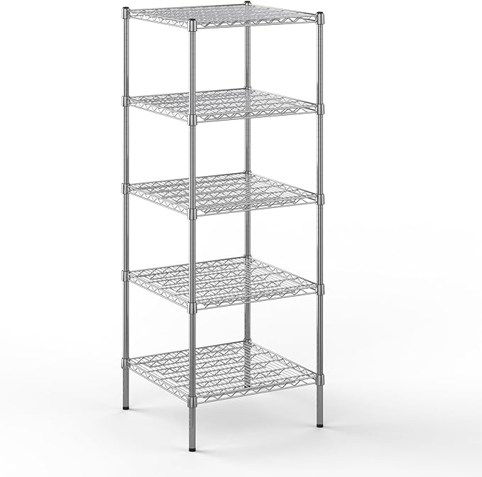 24" Deep x 24" Wide x 64" Height Wire Shelving Kit | 5-Tier | NSF Commercial by Regal+Altair