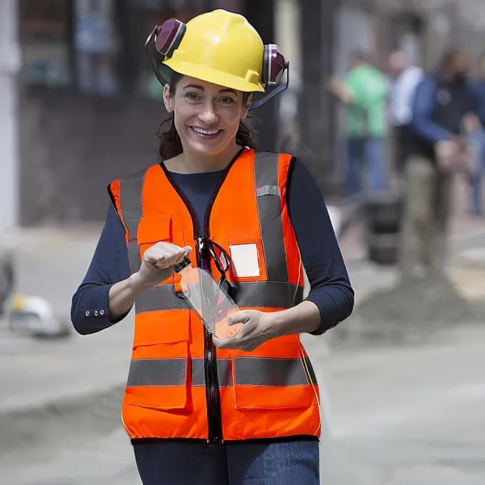 A-SAFETY High Visibility Reflective Safety Vest Customize Logo - Image 3