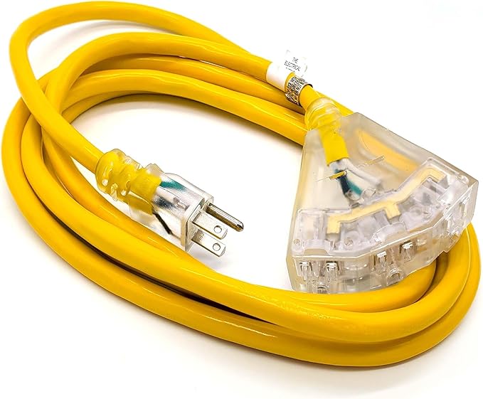 10 ft 10 Gauge Extension Cord by WattsWire