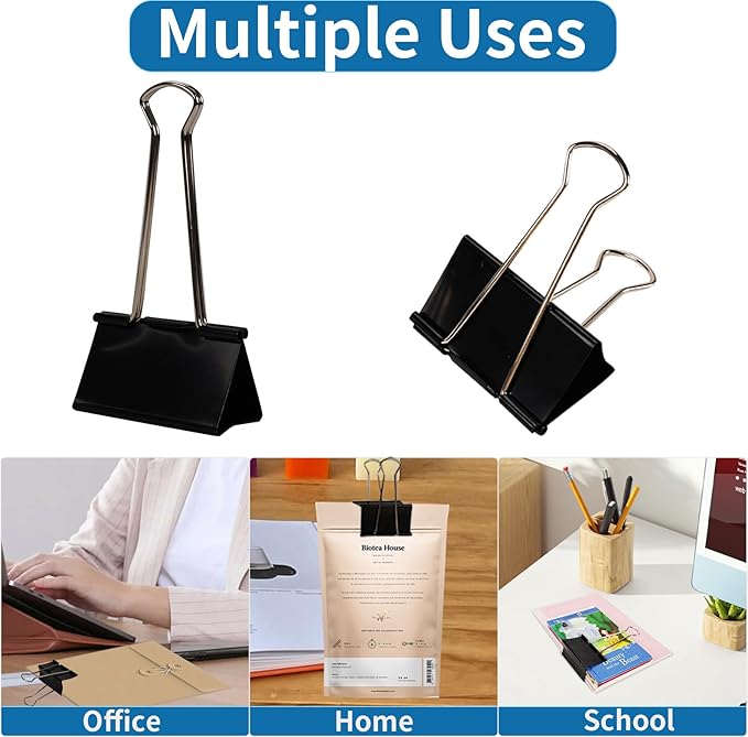 Jumbo Binder Clips 3 Inch - Image 4