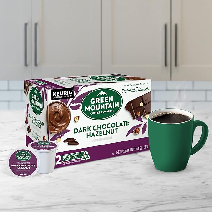Green Mountain Coffee Roasters Dark Chocolate Hazelnut Coffee, Keurig Single - Image 9