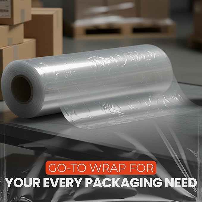Heavy Duty 18" Shrink Wrap Roll – Clear Stretch Wrap - Image 7