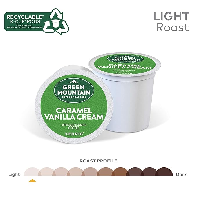 Green Mountain Coffee Roasters Caramel Vanilla Cream Keurig Single-Serve K-Cup - Image 11