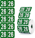 500 Pcs 2026 Year Stickers, Waterproof File Folder Labels, Self-Adhesive by Unknown