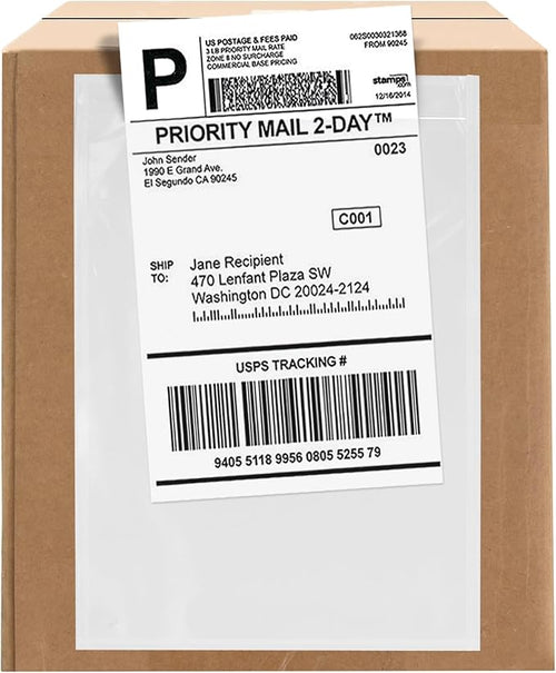 2000 Count 7" x 10" Shipping Label Envelopes, Top Loading by GPI+POLY