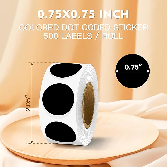 PARLAIM 3/4 Inch Color Coding Label Stickers - Image 2