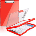 Clipboard with Storage, Heavy Duty Clip Boards 8.5x11 with 2 Storage Case by SFLHHDM