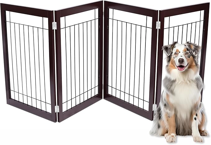Internet's Best Traditional Wire Dog Gate by BIRDROCKHOME