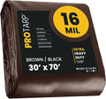 PROTARP Extra Heavy Duty 16 Mil Tarp Cover, Waterproof, UV Resistant, Rip and by Protarp