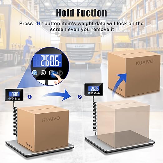 Shipping Scale, 660lbs Heavy Duty Digital Postal Scale - Image 5