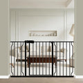 WAOWAO Baby Gate 52.76-57.48" Extra Wide Pressure Mounted Walk Through Swing by WAOWAOBABYSAFETYPRODUCTS