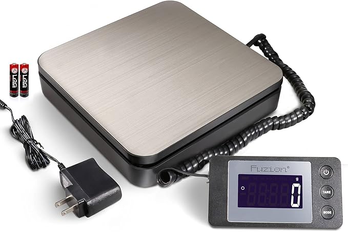 Fuzion Digital Shipping Scale 88lb × 0.1oz, Durable Stainless Steel Postal Scale by Fuzion%C2%AE