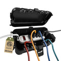 Flemoon Medium Outdoor Electrical Box, IP54 Waterproof Extension Cord Cover w/6 by FLEMOON