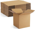 Eupako 5x5x5" Cardboard Box Mailers 25 Pack Brown Cube Corrugated Small by Eupako