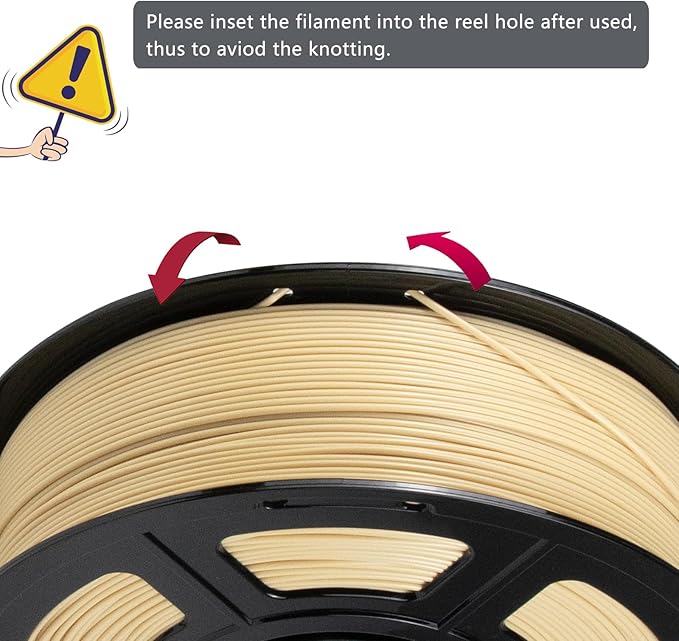 iSANMATE ASA Filament 1.75mm Beige 1KG, UV & Weather Resistant 3D Printer - Image 4