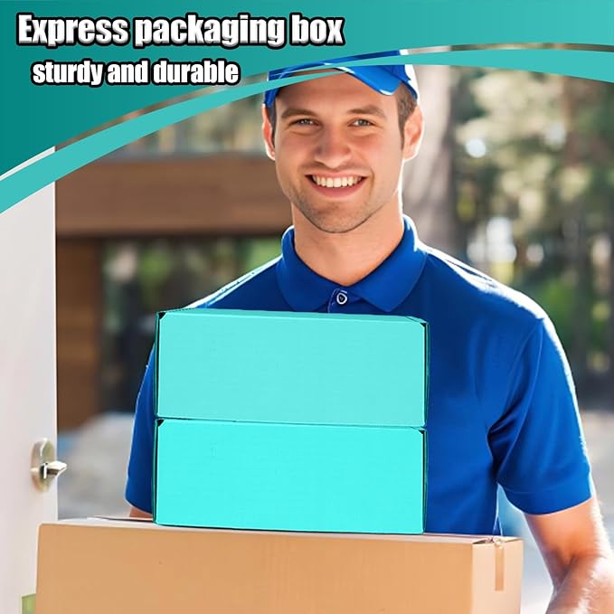 Small Shipping Boxes, 50 Pack Cardboard Box Corrugated Mailer Boxes Small - Image 6