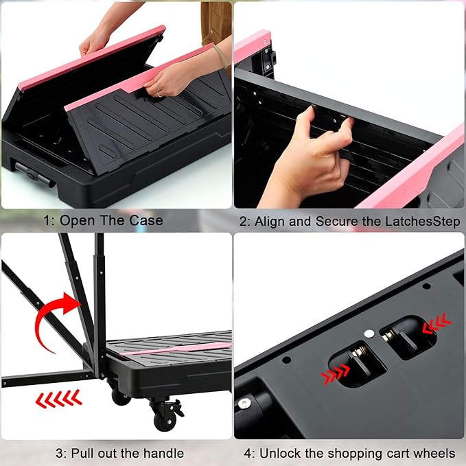 TRULYWIN Foldable Utility Cart - Image 4