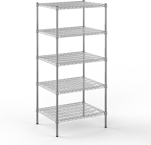 24" Deep x 30" Wide x 64" Height Wire Shelving Kit | 5-Tier | NSF Commercial by Regal+Altair