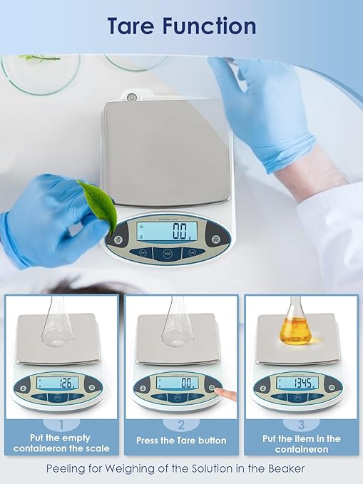 CGOLDENWALL Lab Scale 5kgx0.1g Digital Precision Scale Electronic Balance - Image 4