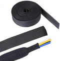 2 in 1 Heat Shrink Braided Sleeving Fabric Tubing-Ideal fit Irregular Shape by Sunnarepoon