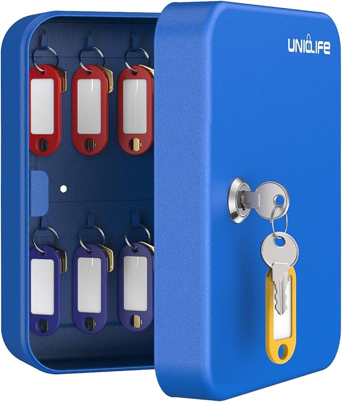Uniclife 20 Keys Key Lock Box, Wall Mount Key Box, Lock Box by UnicLife