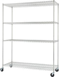 Trinity Basics 4-Tier Adjustable Wire Shelving by TRINITY