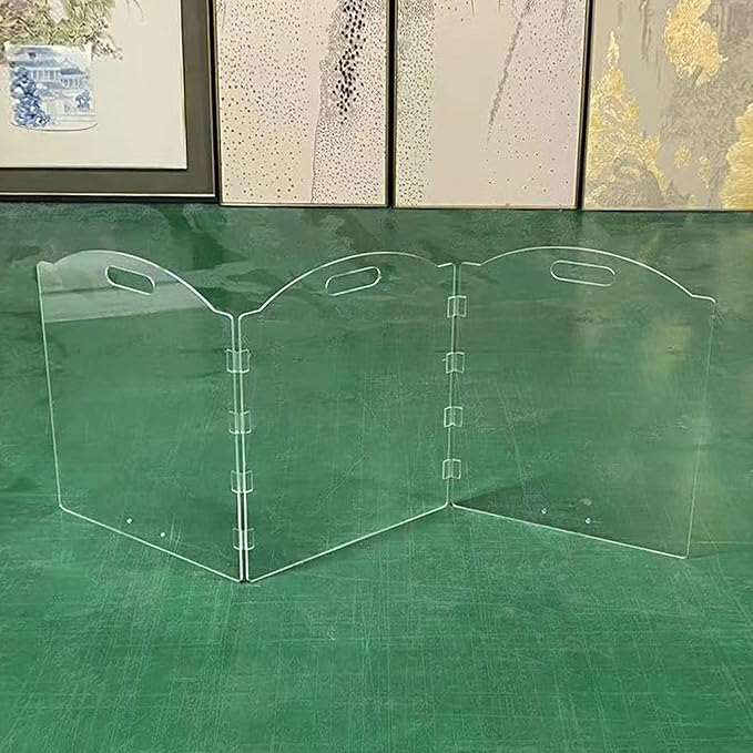 Clear Acrylic Freestanding Dog Gates - Image 8