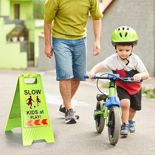 3 Pack Slow Kids at Play Sign, Children Playing Sign - Image 7