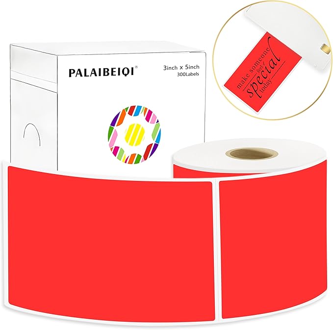 3x5 Inch Thermal Label Stickers, Moving Boxes, Address & Inventory Organization by Palaibeiqi