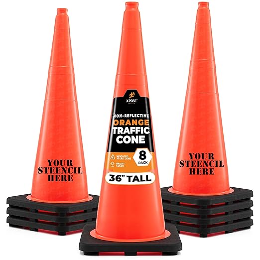 Xpose Safety 36 Inch Orange Traffic Cones, Kids and Construction by XposeSafety