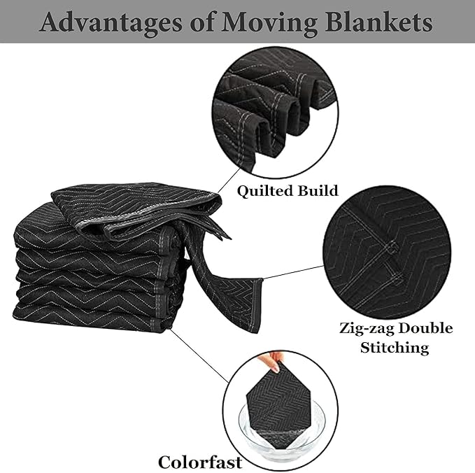 Moving Blanket 40x 72" Moving Pads - Image 3