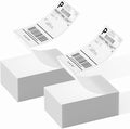1000 Fanfold 4"x6" Direct Thermal Shipping Address Labels, Paper Label by LabelKINGDOM