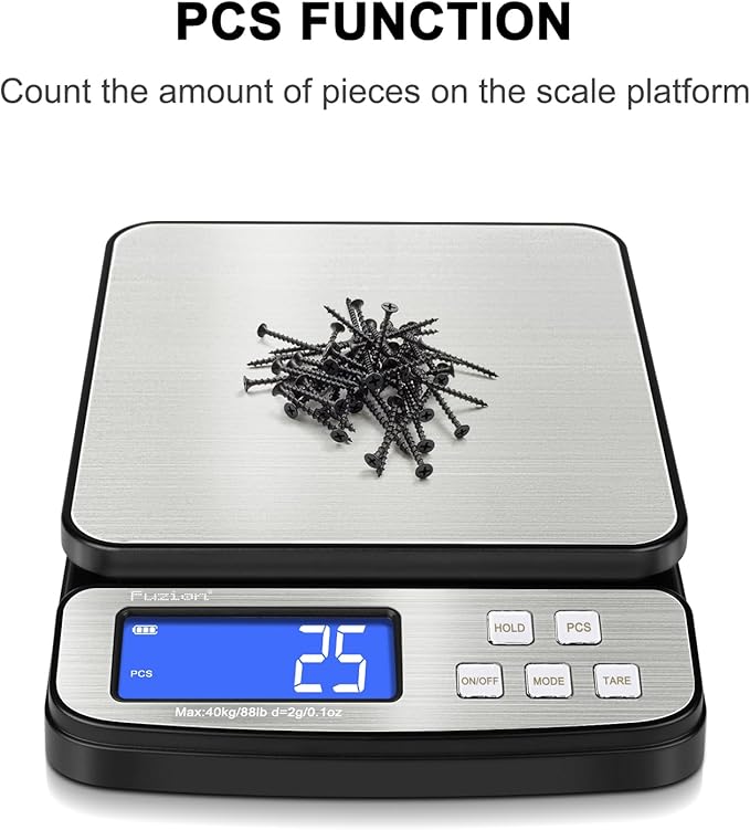 Fuzion Digital Shipping Postal Scale - 88lb x 0.1oz - Image 6