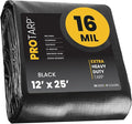 PROTARP Extra Heavy Duty 16 Mil Tarp Cover, Waterproof, UV Resistant, Rip and by Protarp