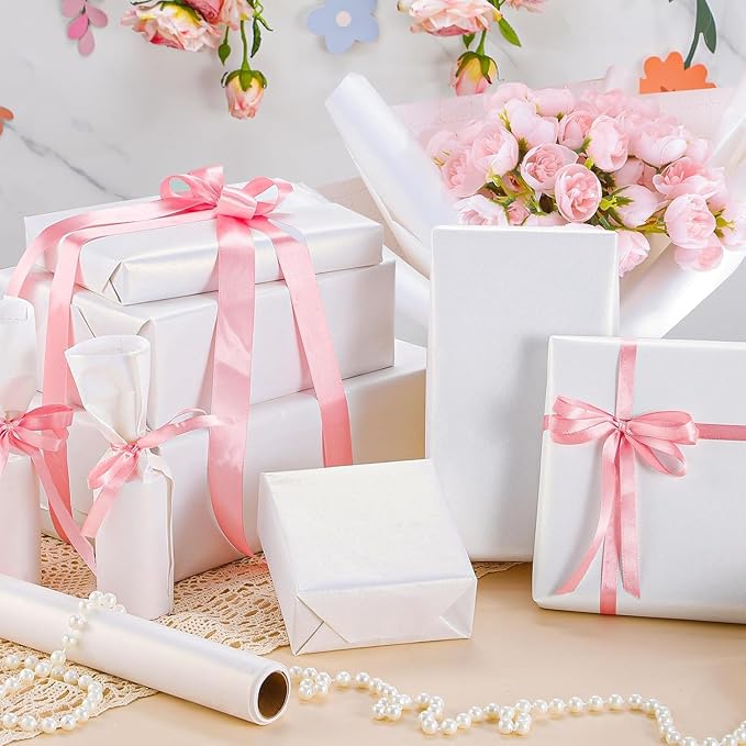 White Wrapping Paper Roll 24"x 2400" Craft Paper Roll - Image 6