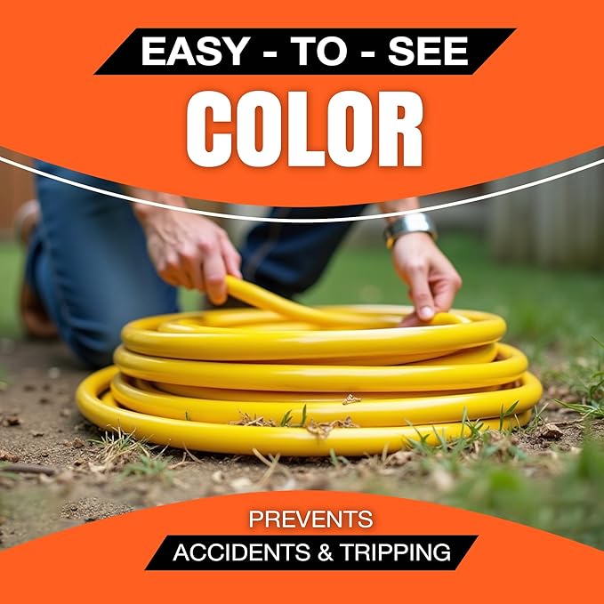 100ft Outdoor/Indoor Extension Cord 12/3 Gauge Extra Heavy Duty 3 Prong SJTW - Image 5