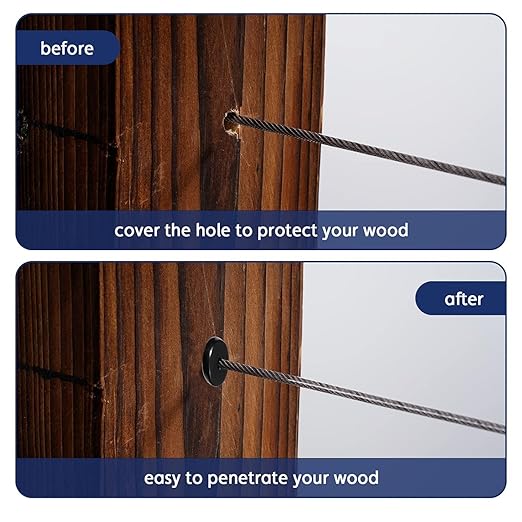 20 Pack 30 Degree Angle Protective Sleeves, T316 Marine Grade Cable Railing Kit - Image 6