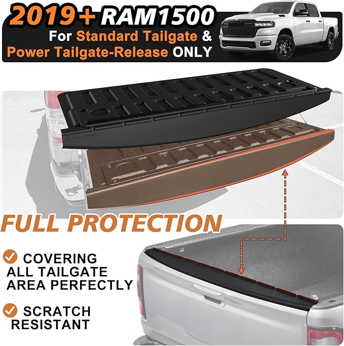 TripleAliners Compatible with Ram 1500 2019-2025 2026 Power Tailgate-Release & - Image 2