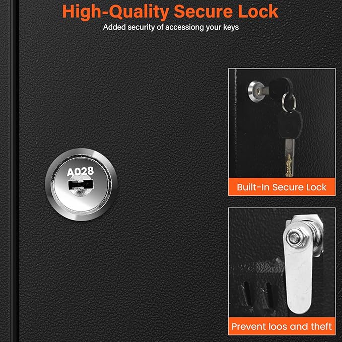 50 Keys Key Cabinet, Anti-Theft Key Lock Box - Image 7