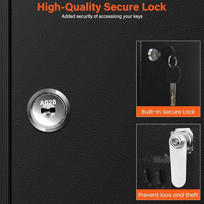 100 Keys Key Cabinet, Anti-Theft Key Lock Box - Image 7
