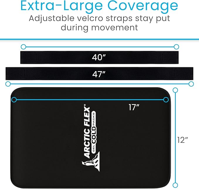 Arctic Flex Large Ice Packs for Injuries Reusable Durable Gel Soft Ice Pack for - Image 6