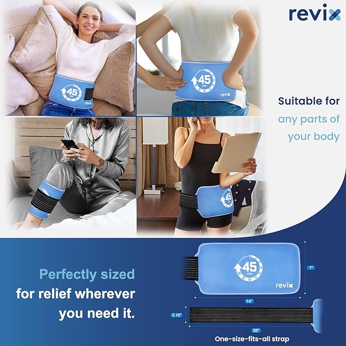 REVIX 45-Minute Long-Lasting Gel Ice Packs Reusable - Image 6