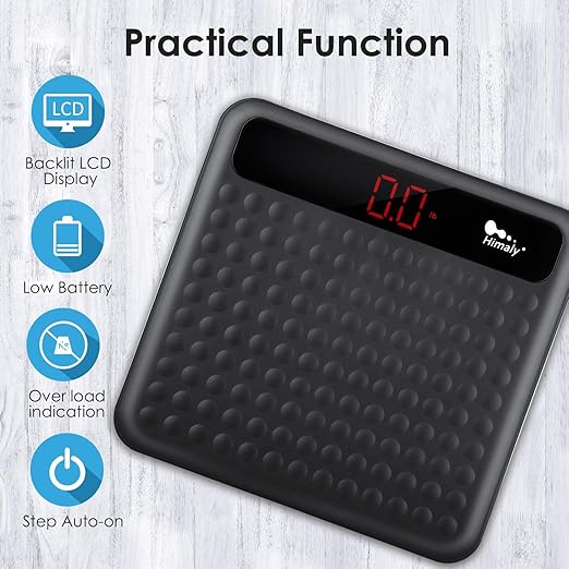 himaly Digital Body Weight Scale Bathroom Scale, Step-On Technology High - Image 5