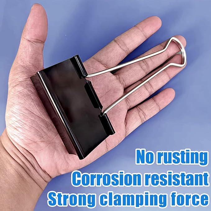 3 Inch Extra Large Jumbo Binder Clips, Heavy Duty Paper Clamps - Image 7