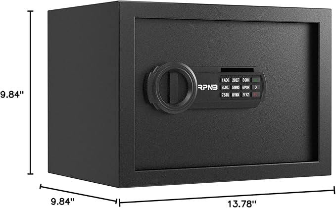 RPNB Deluxe Safe and Lock Box, Digital Keypad Safe Box, Steel Alloy Small Safes - Image 9