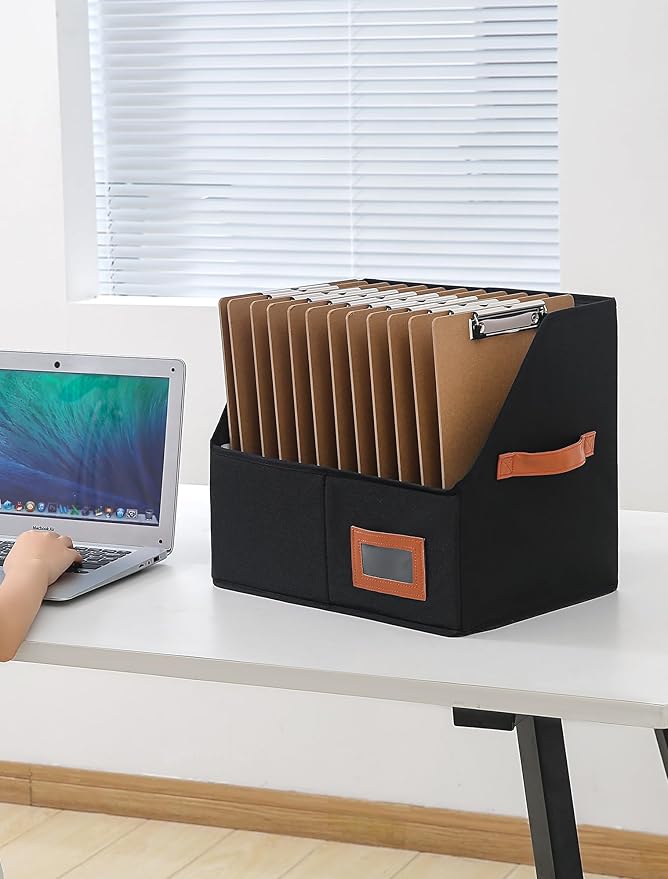 Qozary Clipboard Holder for Classroom-2 Pack Foldable Clip Board Storage - Image 5