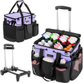 Large Cleaning Caddy for Cleaning Supplies Organizer, Rolling Cleaning Caddy by LOEUO
